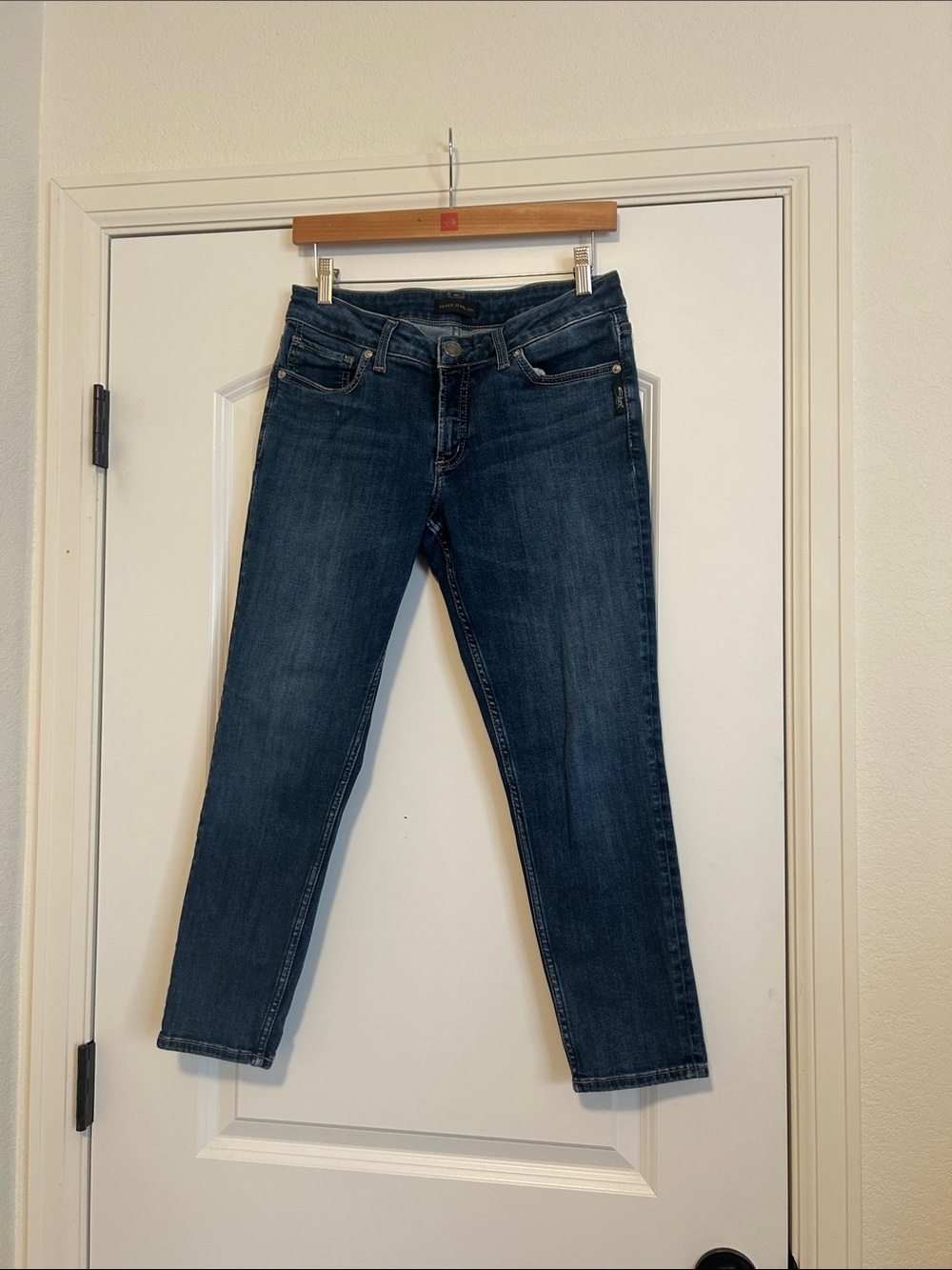 Silver Jeans Suki Skinny Crop Cropped Jeans Size 29